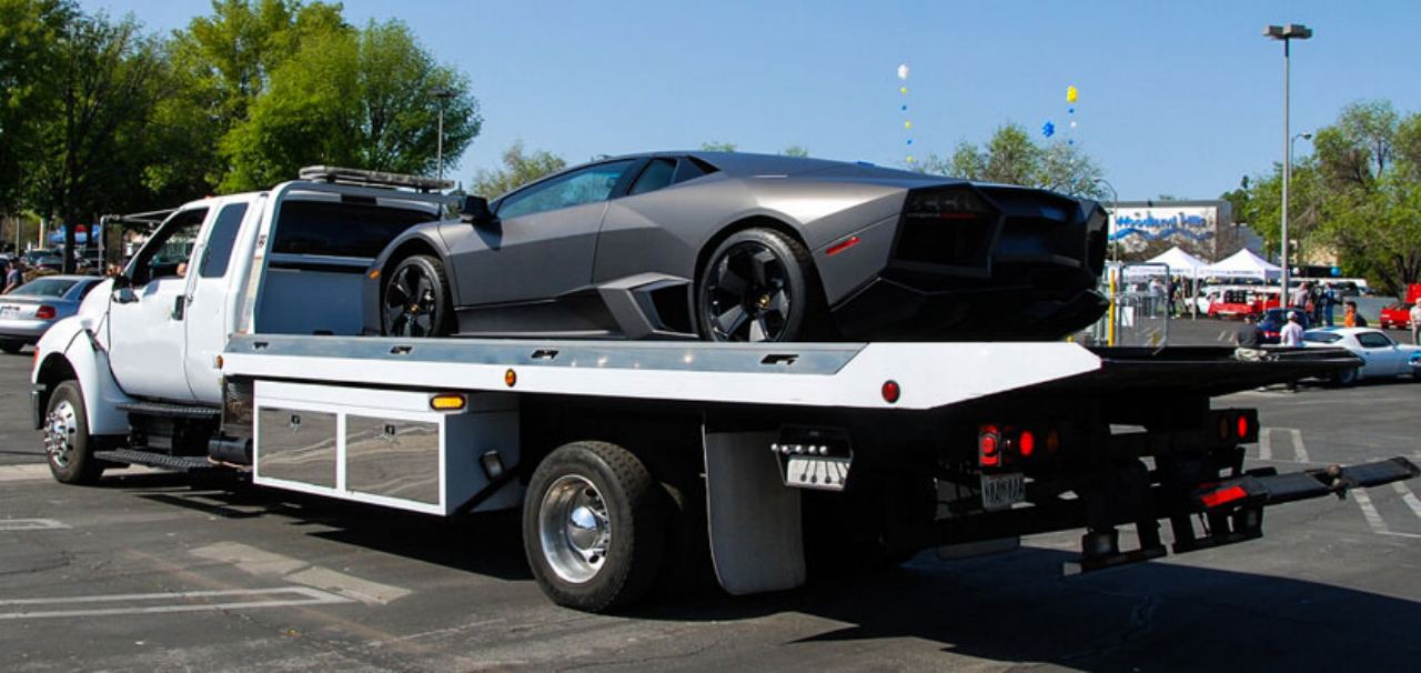 Flatbed tow truck (4)
