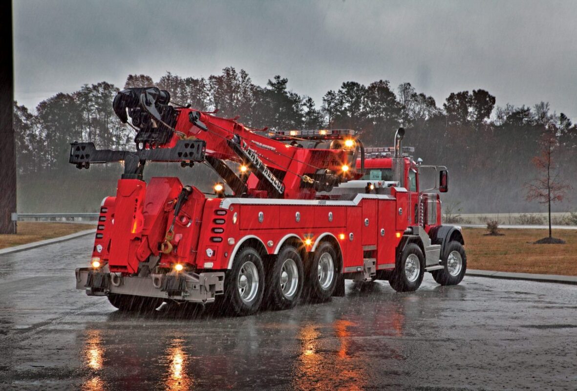Wrecker tow truck