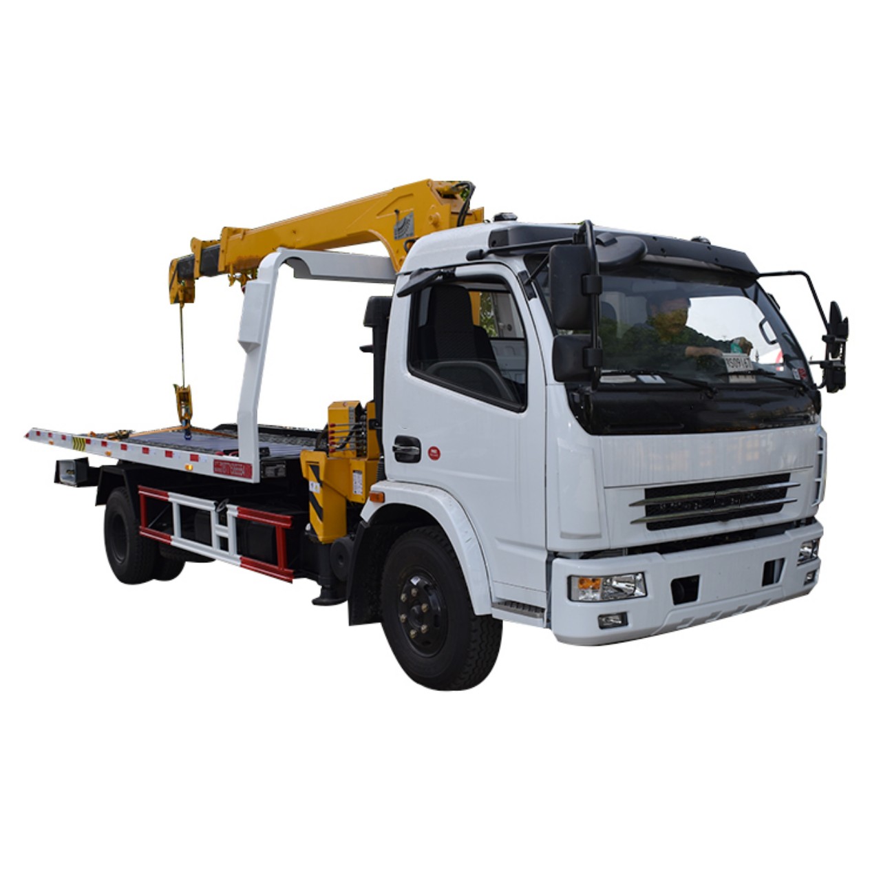 tow truck mounted crane