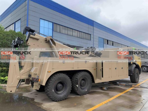 BEIBEN 35Ton Integated Tow Truck with Side Puller 12
