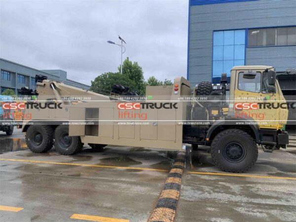 BEIBEN 35Ton Integated Tow Truck with Side Puller 4