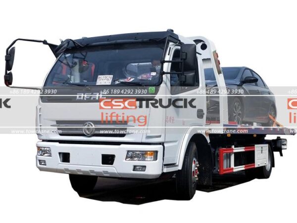 DONGFENG 5 Ton Small Wrecker Tow Truck Head Side