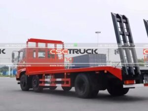 Dongfeng Wrecker Trailer Flatbed Tow Truck Back Details