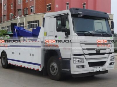 HOWO Emergency Car Road Wrecker Tow Truck