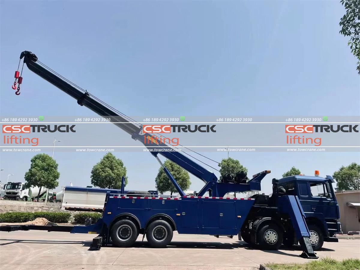 Shacman Road Rescue Towing Truck Wrecker Side Shacman Road Rescue Towing Truck Wrecker Side