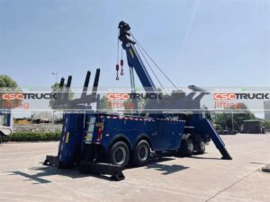 Shacman Road Rescue Towing Truck Wrecker Working