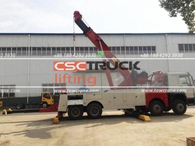 Sinotruk HOWO 40 Ton Boom and Underlift Separated Tow Truck Lifting