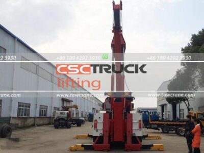 Sinotruk HOWO 40 Ton Boom and Underlift Separated Tow Truck Working now