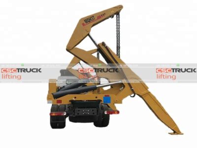 16 Ton Container Side Lifter Crane Truck Right Working