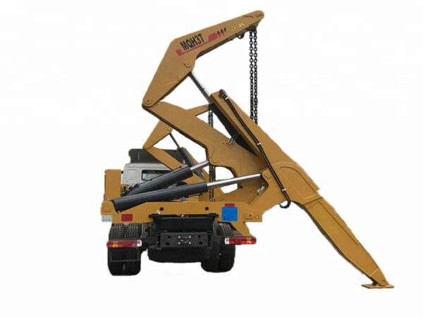 16 Ton Container Side Lifter Crane Truck Right Working