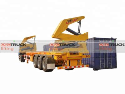 16 Ton Container Side Lifter Crane Truck Yellow