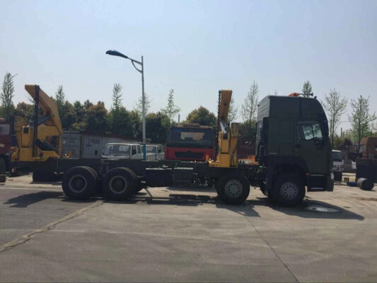 37 Ton Truck Mounted Side Lifter Crane Side