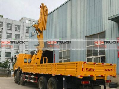 DONGFENG 20 Ton Hydraulic Knuckle Folded Boom Crane Truck Back