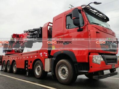 HOWO 130 Ton Knuckle Boom Folding Crane Truck Tractor