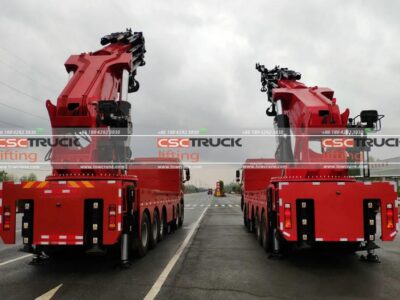 HOWO 260 Ton Truck Mounted Super Knuckle Boom Crane Double