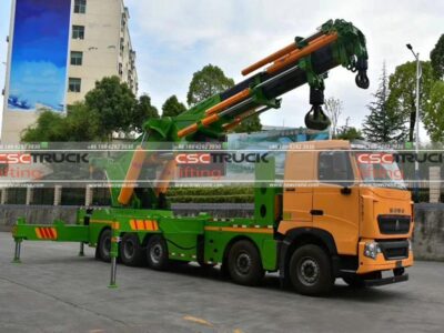 HOWO 260 Ton Truck Mounted Super Knuckle Boom Crane Tractor