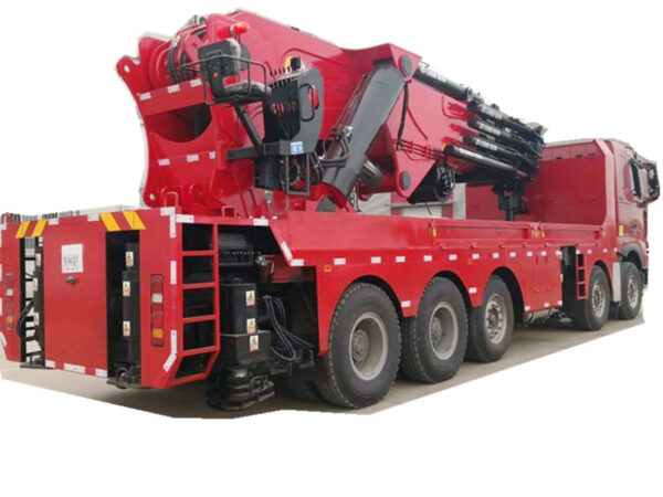 HOOA 360 Ton Knuckle Truck Mounted Crane Working
