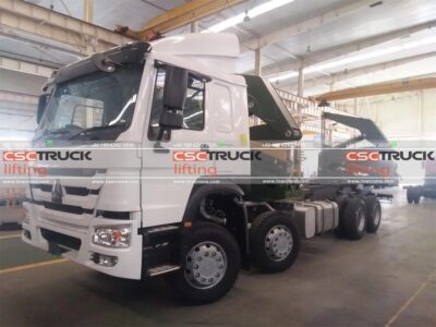 HOWO Side Lifter Crane Truck for 20FT Container