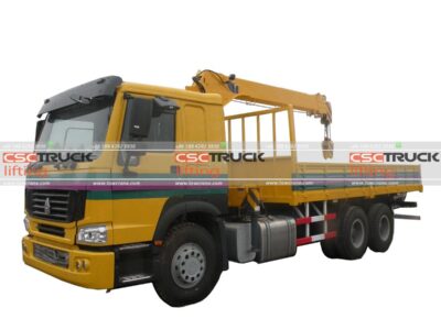 Sinotruck HOWO 12 Ton Hydraulic Telescopic Boom Crane Truck
