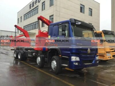 Sinotruk 16 Ton Side Crane Lifter Crane Truck Blue