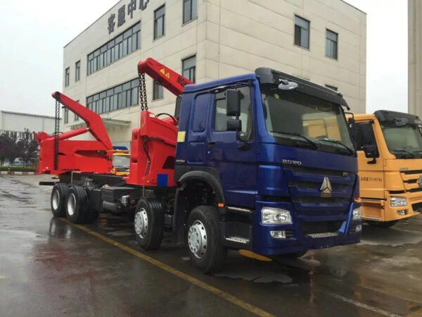 Sinotruk 16 Ton Side Crane Lifter Crane Truck Blue