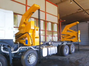 Sinostrok 16 Ton Side Crane Lifter Crane Truck Body
