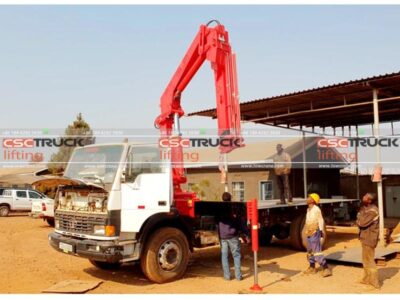 5 Ton Hydraulic Knuckle Boom Loader Truck Mounted Crane Working Details