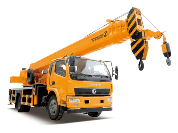 ドンフェン 8 Ton Loader Crane Hydraulic Telescopic Boom Truck Front