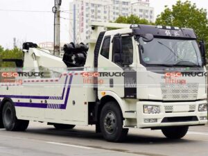 FAW 20 Ton Emergency Recovery Integrated Tow Truck Left