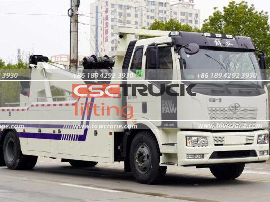 Faw 20 Ton Emergency Recovery Integrated Tow Truck Left