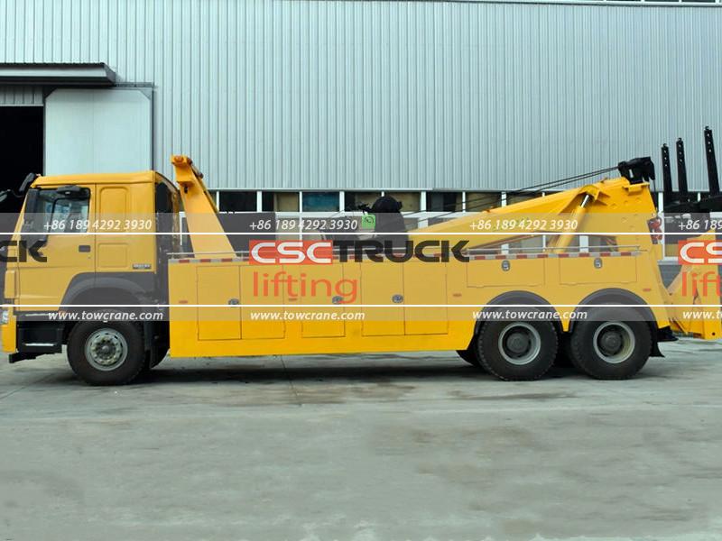 HOWO 50 Ton Road Rescue Wrecking Rotator Tow Truck Body HOWO 50 Ton Road Rescue Wrecking Rotator Tow Truck Body