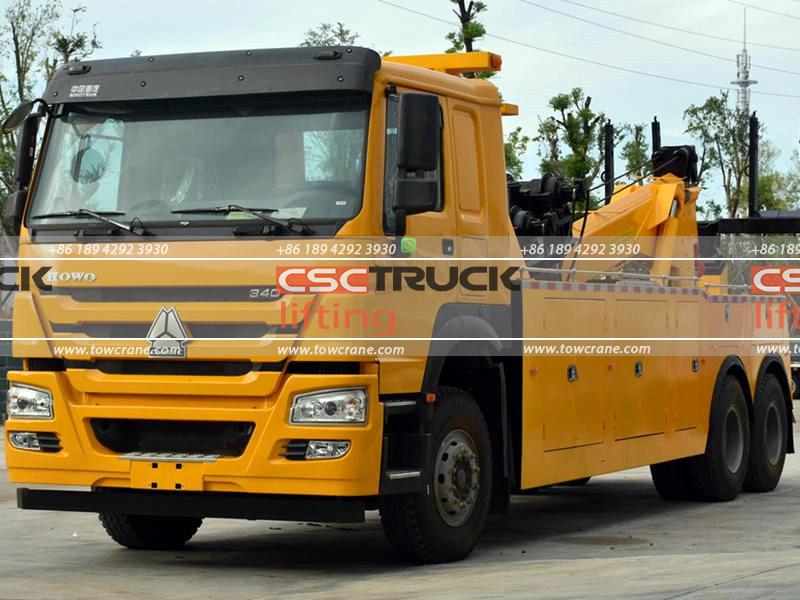 HOWO 50 Ton Road Rescue Wrecking Rotator Tow Truck HOWO 50 Ton Road Rescue Wrecking Rotator Tow Truck
