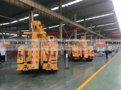 HOWO 50 Ton Rotator Emergency Wrecker Tow Truck Factory