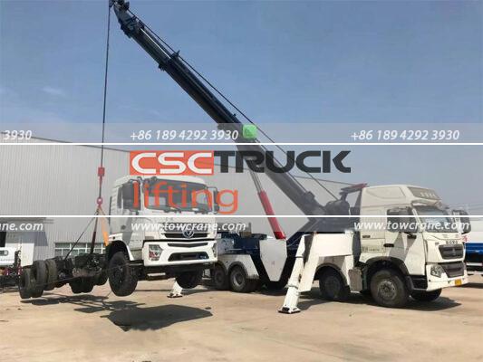 Nola 50 Ton Rotator Tow Truck Working