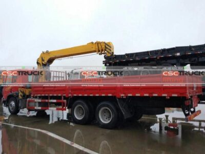SHACMAN 16 Ton Telescopic Boom Crane Loader Crane Working
