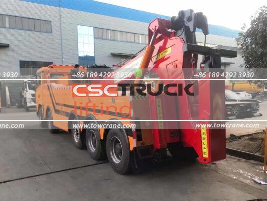 ஷாக்மேன் 80 Ton Heavy Rotator Wrecker Towing Truck Back