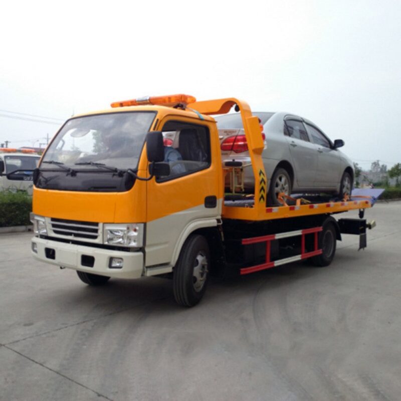 flatbed tow truck