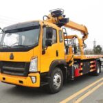 tow truck mounted crane