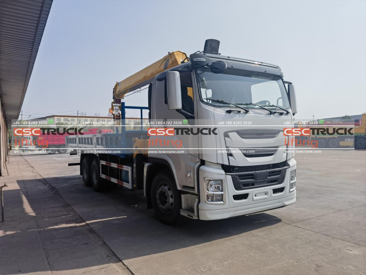 Ісузу 12 Телескопічний кран-вантажівка Ton (11) ISUZU 12 Ton Truck Telescopic Crane (11)