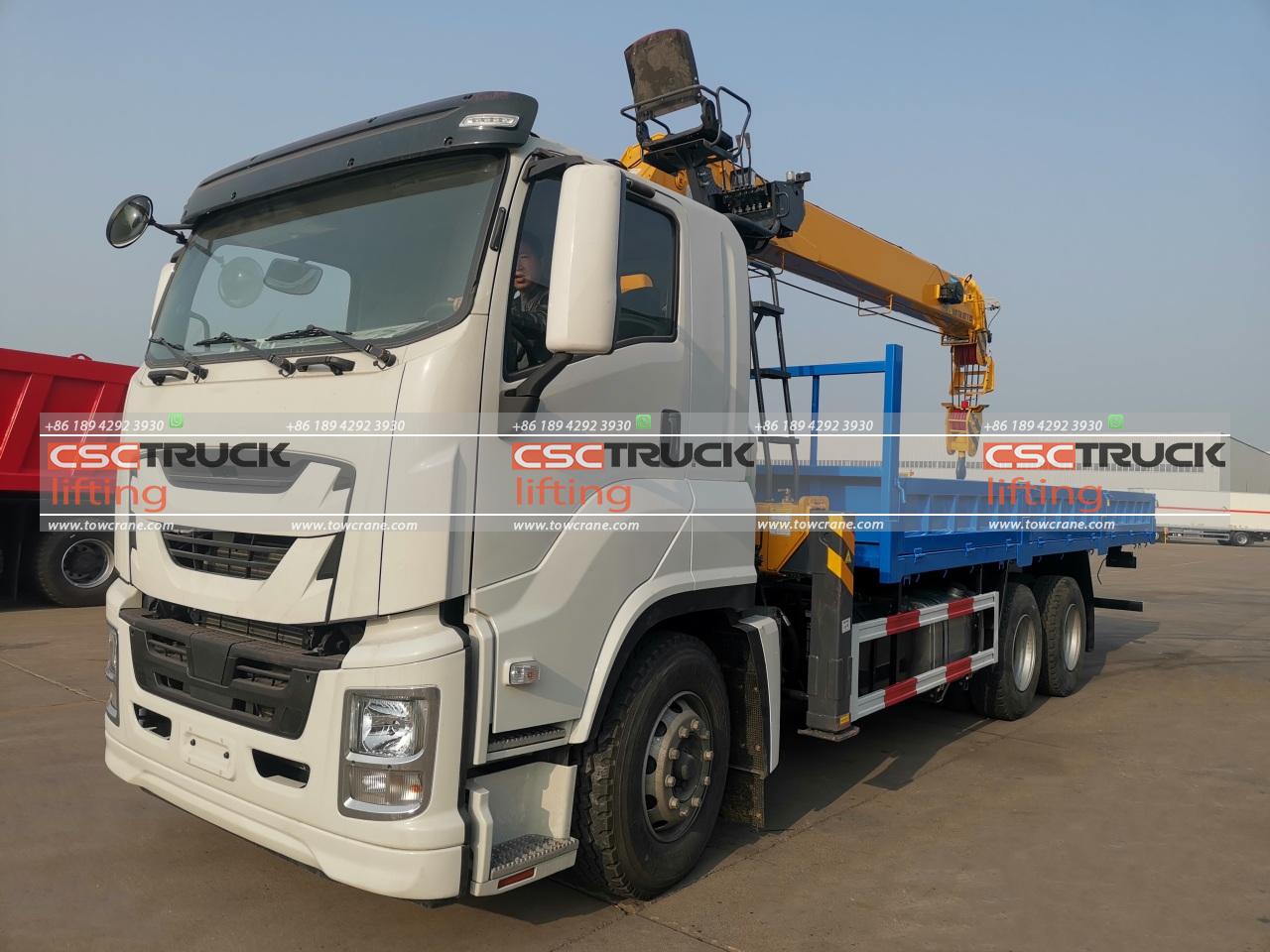 Ісузу 12 Телескопічний кран-вантажівка Ton (2) ISUZU 12 Ton Truck Telescopic Crane (2)