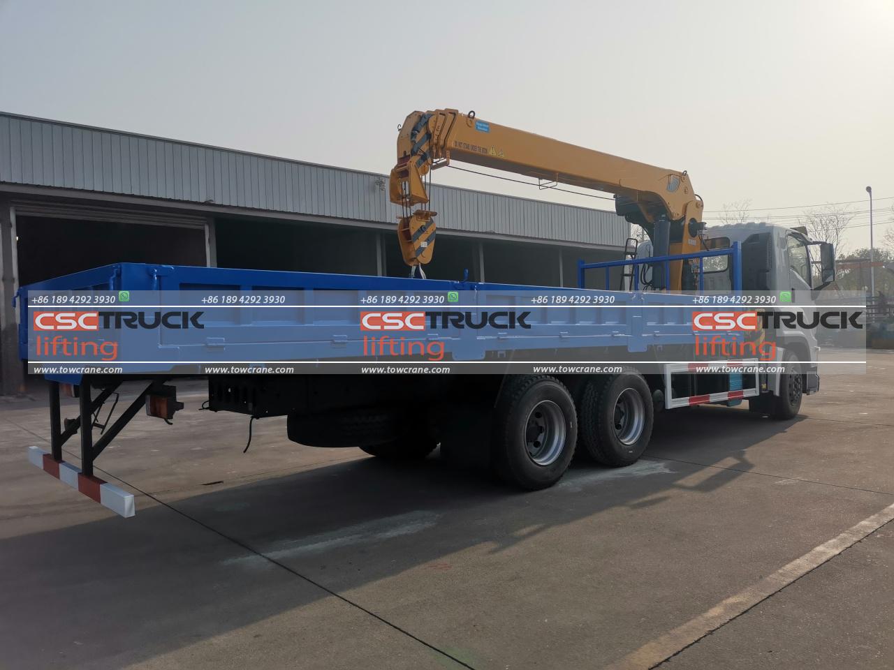 Ісузу 12 Телескопічний кран-вантажівка Ton (5) ISUZU 12 Ton Truck Telescopic Crane (5)