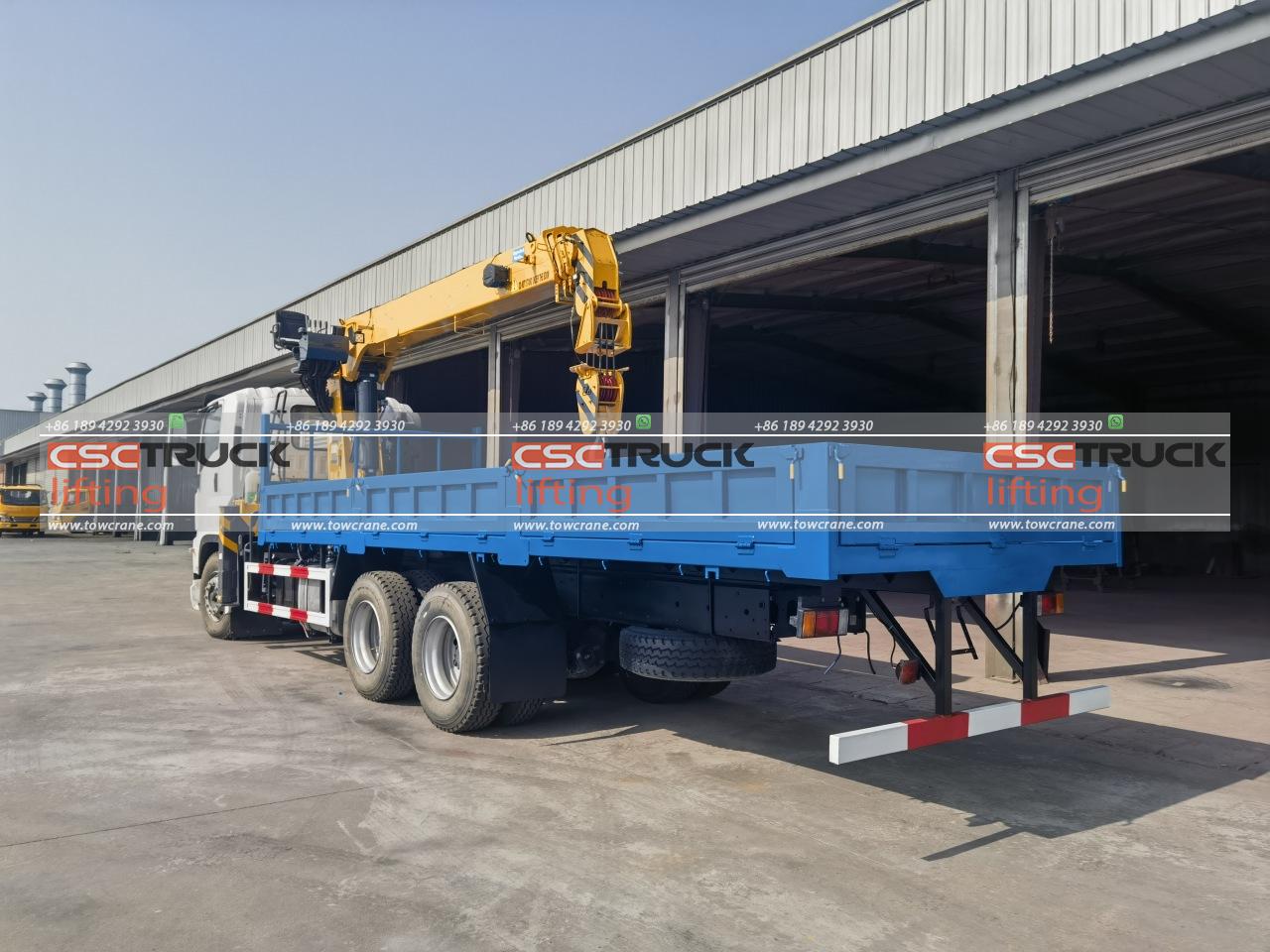 Ісузу 12 Телескопічний кран-вантажівка Ton (8) ISUZU 12 Ton Truck Telescopic Crane (8)