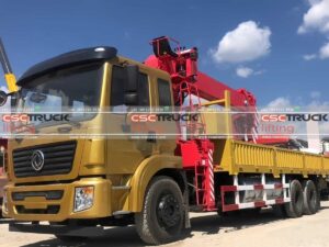 10 Wheelers Truck Telescopic Crane 12 Tonelada