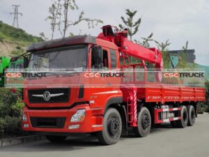 12 ဘီးသမား 12 တန်ထရပ် Telescopic Crane