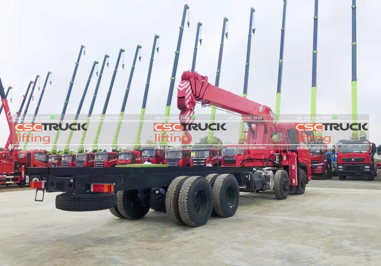 12 Wheelers Truck Telescopic Crane 14 Tonelada (4) 12 Wheelers Truck Telescopic Crane 14 Ton (4)