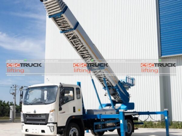 45M HOWO Ladder Lift Truck