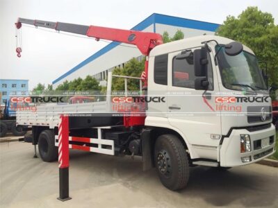 5 Ton 6 Wheelers Truck Telescopic Crane (2)
