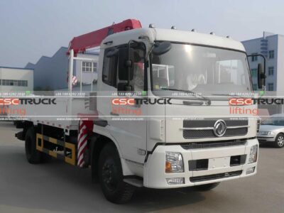 5 Ton 6 Wheelers Truck Telescopic Crane (3)