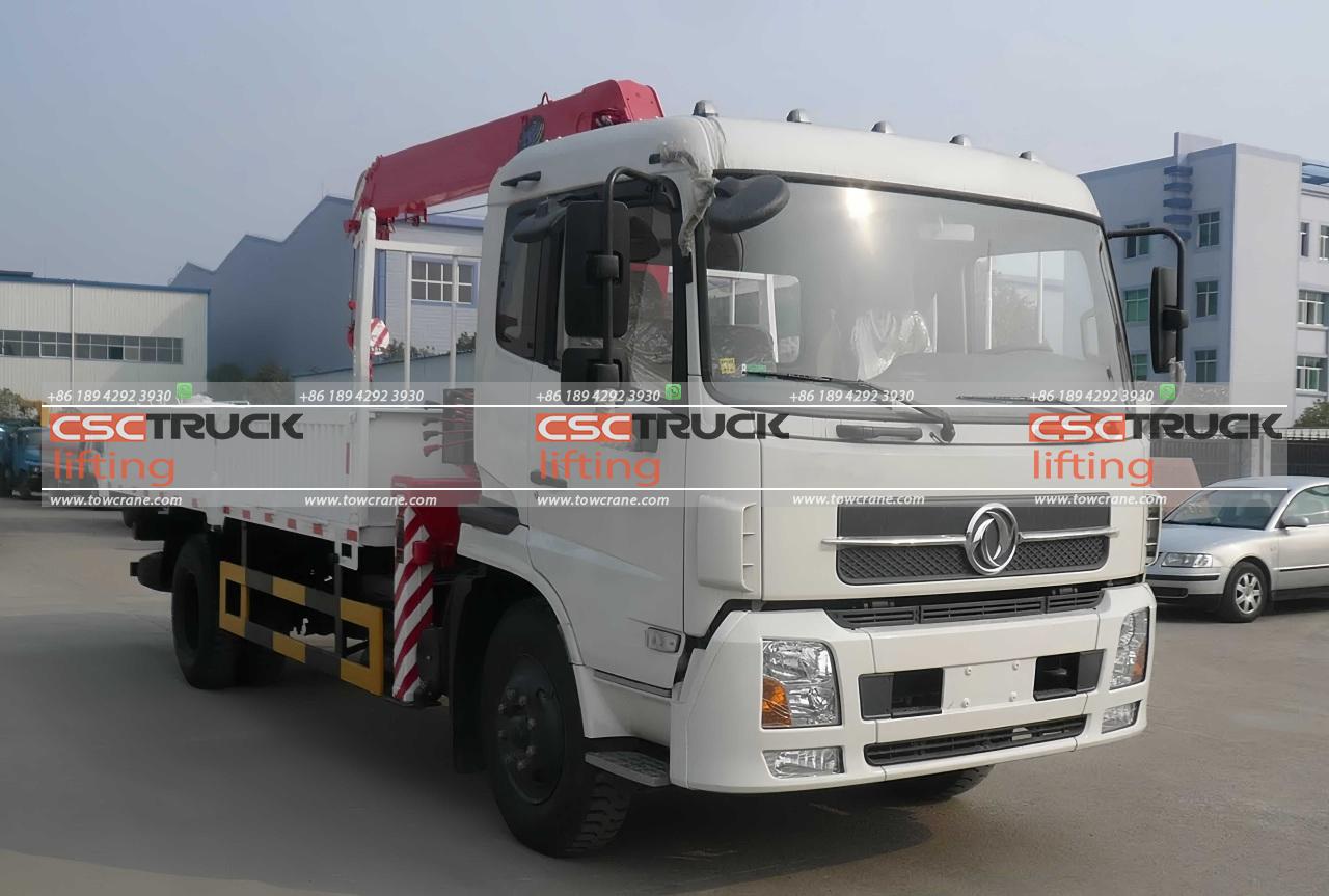 5 ቶን 6 Wheelers መኪና ቴሌስኮፒክ ክሬን (3) 5 Ton 6 Wheelers Truck Telescopic Crane (3)