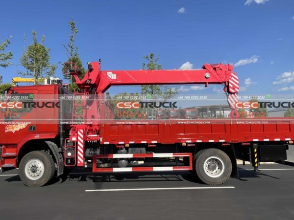 6 Roulants 10 Grue télescopique de camion de tonne (3)